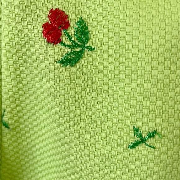 Vintage Lime Floral Romper - Picture 8 of 9